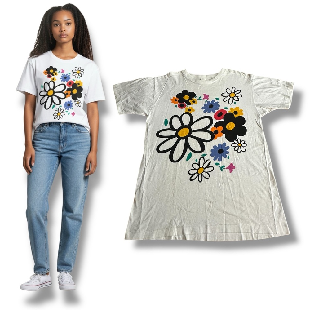Women’s Unknown Brand Flower T-Shirt